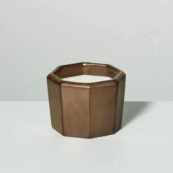 Octagonal Ceramic Cashmere & Suede Fall Jar Candle Metallic Bronze - Hearth & Hand™ With Magnolia 10 Octagonal Ceramic Cashmere & Suede Fall Jar Candle Metallic Bronze - Hearth & Hand™ With Magnolia -Hearth & Hand With Magnolia Shop GUEST 8d3191e0 b160 4eec bea1 9822c9fa9e34