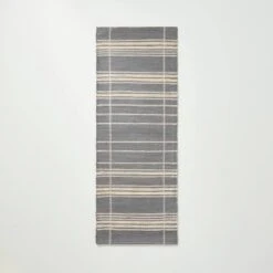 Wool Blend Variegated Stripe Area Rug Dark Gray - Hearth & Hand™ With Magnolia -Hearth & Hand With Magnolia Shop GUEST 92c25b25 db9d 470d 841c 6434b20d6fb9