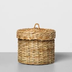 Woven Bath Storage Canister Beige - Hearth & Hand™ With Magnolia -Hearth & Hand With Magnolia Shop GUEST 9962dbc5 a85b 48b2 a6bc b2683b4ff110