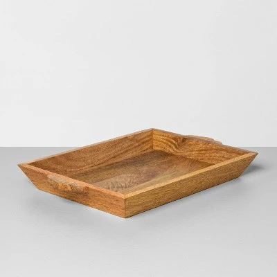 Carved Wood Tray - Hearth & Hand™ With Magnolia 3 Carved Wood Tray - Hearth & Hand™ With Magnolia