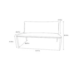 Cushioned Metal Outdoor Loveseat - Cream/Black - Hearth & Hand™ With Magnolia -Hearth & Hand With Magnolia Shop GUEST 9cae5def d289 4175 a66b 5270af3cecc6