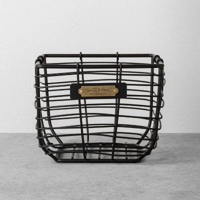 Wire Storage Basket Black - Hearth & Hand With Magnolia 6 Wire Storage Basket Black - Hearth & Hand With Magnolia - Image 4