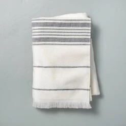 Multistripe Bath Towels Cream/Gray - Hearth & Hand™ With Magnolia -Hearth & Hand With Magnolia Shop GUEST a3ab88f0 8654 425b a1f7 f62caee554f1