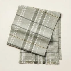Textured Fall Plaid Woven Table Runner Sage Green - Hearth & Hand™ With Magnolia -Hearth & Hand With Magnolia Shop GUEST a800a163 ae14 453d be3d b6a7d83e8d6e