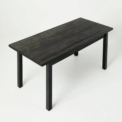 Wood Dining Table Black - Hearth & Hand™ With Magnolia 5 Wood Dining Table Black - Hearth & Hand™ With Magnolia - Image 3