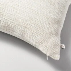 Textured Slub Stripe Square Throw Pillow Cream/Khaki - Hearth & Hand™ With Magnolia -Hearth & Hand With Magnolia Shop GUEST b12016b7 875d 46eb 8348 aef66ade7620