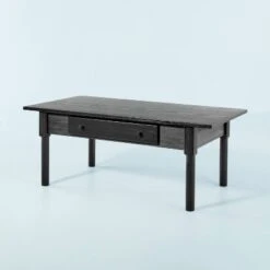 Wood Turned Leg Coffee Table With Drawer - Black - Hearth & Hand™ With Magnolia -Hearth & Hand With Magnolia Shop GUEST b544fdd3 28c4 47ab a669 d51d3de1b6c3