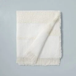 Dimensional Stripe Dobby Throw Blanket - Hearth & Hand™ With Magnolia -Hearth & Hand With Magnolia Shop GUEST b5e2b98f aff6 496b bc27 0ddd19663e09