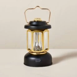 LED Lantern Black/Gold - Hearth & Hand™ With Magnolia -Hearth & Hand With Magnolia Shop GUEST b6e0871e cb05 4956 a6b1 d628b3c5808e