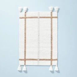 Bold Cross Stripes Tassel Rug Cream/Tan - Hearth & Hand™ With Magnolia 13 Bold Cross Stripes Tassel Rug Cream/Tan - Hearth & Hand™ With Magnolia -Hearth & Hand With Magnolia Shop GUEST c1d78612 915a 4d72 a0f1 114937d7c517