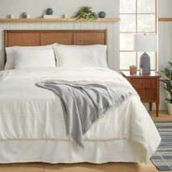 Fine Stripe Duvet & Sham Set Twilight Taupe/Sour Cream - Hearth & Hand™ With Magnolia 9 Fine Stripe Duvet & Sham Set Twilight Taupe/Sour Cream - Hearth & Hand™ With Magnolia -Hearth & Hand With Magnolia Shop GUEST c27ed094 d019 497e 86b4 0a670b3b9450