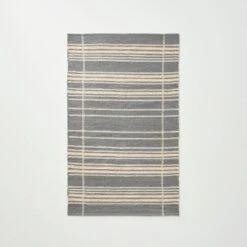 Wool Blend Variegated Stripe Area Rug Dark Gray - Hearth & Hand™ With Magnolia -Hearth & Hand With Magnolia Shop GUEST c629a83d a738 4bab bd2a 06965392a6e8