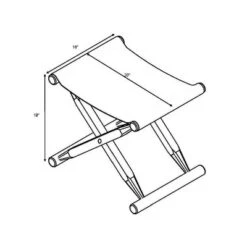 Foldable Wood & Faux Leather Ottoman - Brown - Hearth & Hand™ With Magnolia -Hearth & Hand With Magnolia Shop GUEST d034cf7d 021d 496a bbd7 0899a9cc47c5