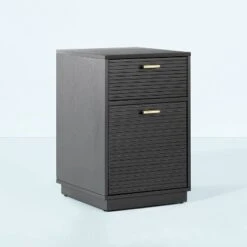 Grooved Wood 2-Drawer Vertical Filing Cabinet - Hearth & Hand™ With Magnolia -Hearth & Hand With Magnolia Shop GUEST e034e7e0 1c84 4379 8caa e39d0a79a977