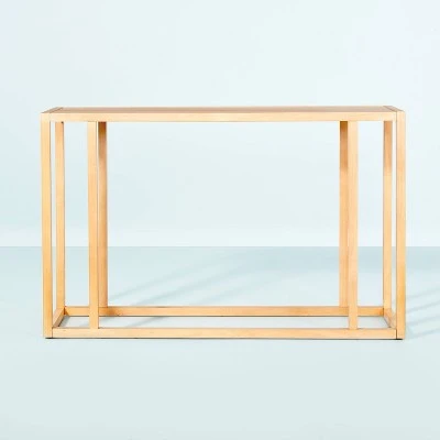 Wood Frame Console Table - Natural - Hearth & Hand™ With Magnolia 4 Wood Frame Console Table - Natural - Hearth & Hand™ With Magnolia - Image 2