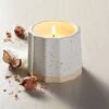 Wide Fluted Speckled Ceramic Canvas Jar Candle Tonal Cream 11oz - Hearth & Hand™ With Magnolia -Hearth & Hand With Magnolia Shop GUEST e77d9f85 5685 44e3 9780 f12f2eeb5f11