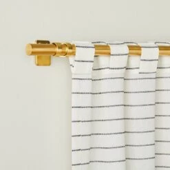 Blanket Stitch Curtain Panel Dark Gray/Cream - Hearth & Hand™ With Magnolia -Hearth & Hand With Magnolia Shop GUEST ece4abbc 9ca7 4c04 a6cf 69f1ec5d040c