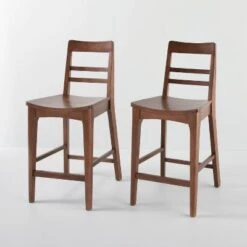 2pk Wood Ladder Back Counter Stool - Hearth & Hand™ With Magnolia -Hearth & Hand With Magnolia Shop GUEST ee6c4703 9f16 41d1 a9aa 86444f5abf5f