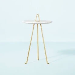 Marble Top Accent Table - Hearth & Hand™ With Magnolia -Hearth & Hand With Magnolia Shop GUEST f249a0c8 c4c2 47cf 9f9f 2edabb0fa2ab