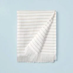 Allover Stripe Matelassé Throw Blanket - Hearth & Hand™ With Magnolia -Hearth & Hand With Magnolia Shop GUEST f77263e9 60e6 4ce4 b9a6 03d945cb225b