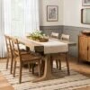 Pedestal Wood Dining Table - Natural - Hearth & Hand™ With Magnolia -Hearth & Hand With Magnolia Shop GUEST fc6e274e 0696 43d6 8a73 c5e00e65ba98