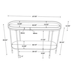 Wood & Metal Console Table - Black - Hearth & Hand™ With Magnolia -Hearth & Hand With Magnolia Shop GUEST fec9fccd 6dff 4fd7 82f9 d4eb3de00b32